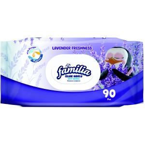 МОКРИ КЪРПИ ФАМИЛИЯ 90бр. ЛАВАНДУЛА /3665/8373/