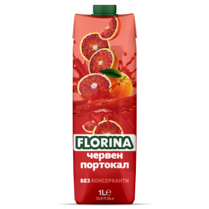 ФЛОРИНА ПЛОД.НАПИТКА 1Л ЧЕРВЕН ПОРТОКАЛ 30пр/1730/