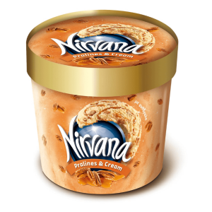 СЛАДОЛЕД НИРВАНА ПРАЛИНА С КРЕМ 0.360