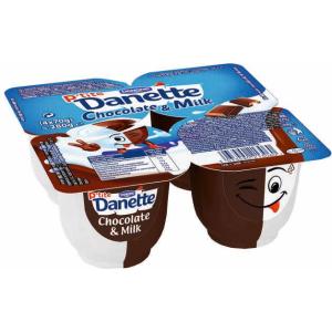 ДАНОН ДАНЕТ ДУО 4х0.070 МЛЯКО И ШОКОЛАД