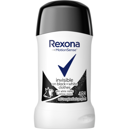 РЕКСОНА СТИК INVISIBLE BLACK+WHITE/6230/