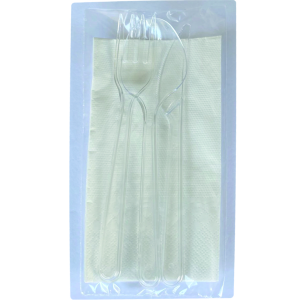 НОЖ+ВИЛИЦА+ЛЪЖИЦА+САЛФЕТКА ЛУКС