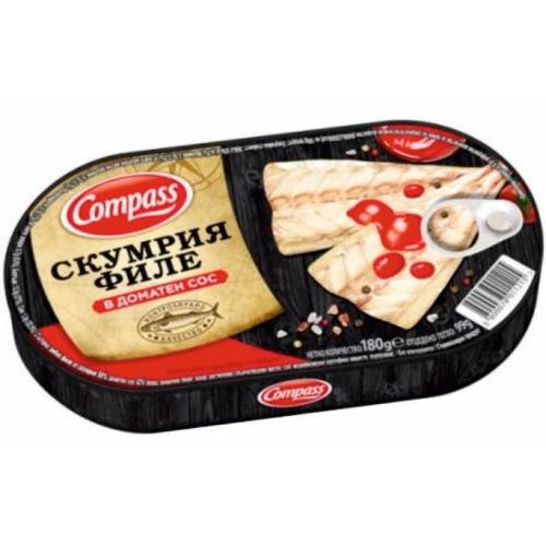 КОМПАС СКУМРИЯ ФИЛЕ В ДОМАТЕН СОС 0.180