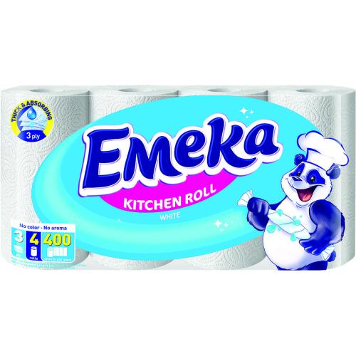 КУХН. РОЛКА ЕМЕКА 4бр БЯЛА/7321/
