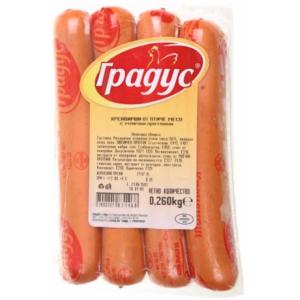 ГРАДУС КРЕНВИРШИ ОТ ПТИЧЕ МЕСО 0.260 ВАКУУМ