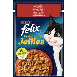 ФЕЛИКС SENSATIONS 0.085ГОВЕЖДО И ДОМАТИ В ЖЕЛЕ