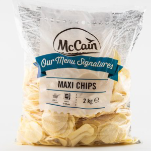 БЛАНШИРАНИ КАРТОФИ MCCAIN МАКСИ ЧИПС 2кг