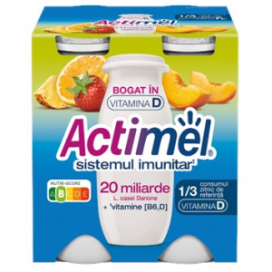 ДАНОН АКТИМЕЛ МУЛТИФРУТС 4х100г