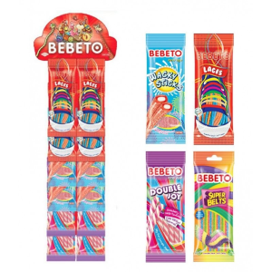 БЕБЕТО Б-НИ ЖЕЛИРАНИ 0.075 СПАГЕТИ МИКС МАЛИНА И МАНДАРИНА /9096/