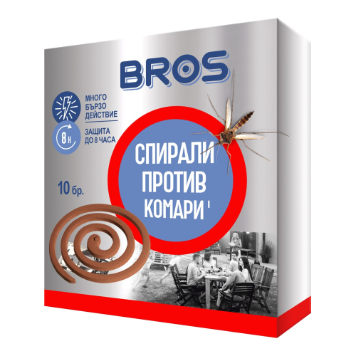 БРОС СПИРАЛИ П/В КОМАРИ 10 бр /6230/