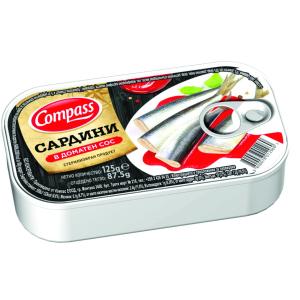 КОМПАС САРДИНИ В ДОМАТЕН СОС 0.125