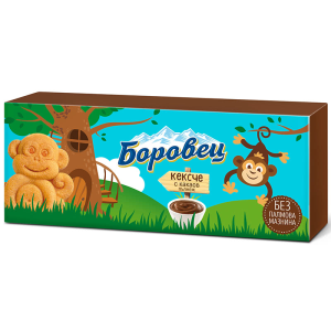 КЕКСЧЕ БОРОВЕЦ С КАКАОВ ПЪЛНЕЖ КУТИЯ 120г