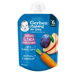 ГЕРБЕР ПАУЧ 0.080 ЯБЪЛКА, СЛИВА И МОРКОВ