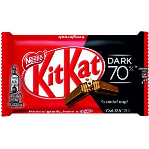 КИТ КАТ 4 ФИНГЪРС 70% ТЪМЕН ШОКОЛАД