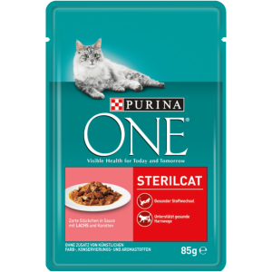 ONE КОТКА 0.085 STERIL СЬОМГА И МОРКОВ