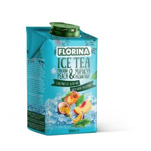 ФЛОРИНА СТУДЕН ЧАЙ 0.500 ПРАСКОВА И МАРАКУЯ