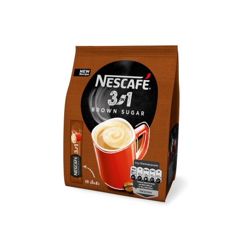 НЕСКАФЕ 3в1 10х16.5g BROWN SUGAR ПЛИК