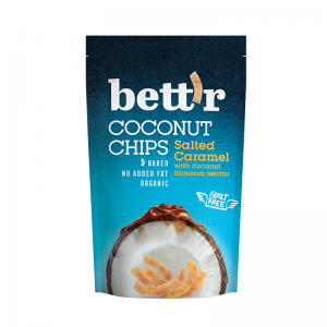 БИО Bettr КОКОСОВ ЧИПС СЪС СОЛЕН КАРАМЕЛ 70ГР