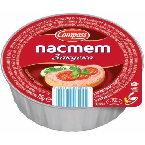 КОМПАС ПАСТЕТ ЗАКУСКА 0.075 ЕО