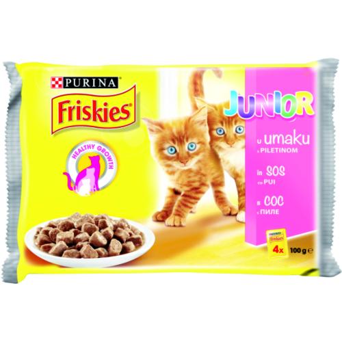 ФРИСКИС КОТКА 4x0.085 JUNIOR ПИЛЕ ХАПКИ СОС/8124/