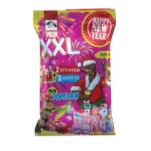 СНАКС ГРИЗЛИ НОВА ГОДИНА XXL МОМИЧЕ ЗЕЛЕНО