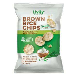 ОРИЗОВ ЧИПС ЛИВИТИ 0.060 СМЕТАНА И СЕВЕРЕН ЛУК /1212/