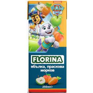 ФЛОРИНА 0.250/0.200 НЕКТАР ЯБЪЛКА, ПРАСКОВА И МОРКОВ