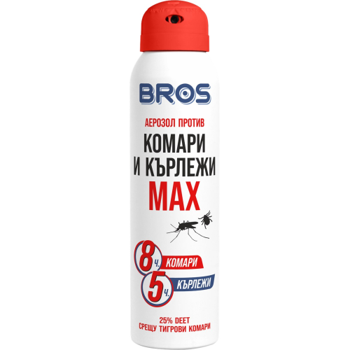 БРОС СПРЕЙ MAX П/В КОМАРИ И КЪРЛЕЖИ 0.090 1250/