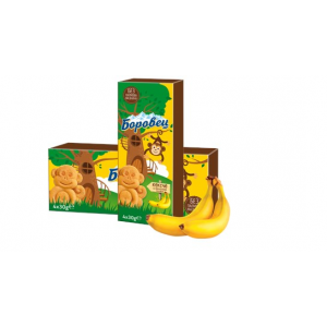 КЕКСЧЕ БОРОВЕЦ С БАНАНОВ ПЪЛНЕЖ КУТИЯ 120г