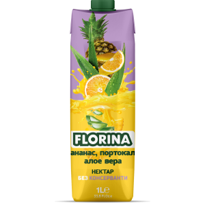 ФЛОРИНА НЕКТАР 1Л АНАНАС/ПОРТОКАЛ/АЛОЕ 50пр/1099/