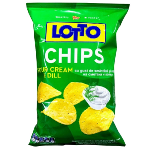 ЛОТО ЧИПС 0.100 СМЕТАНА И КОПЪР