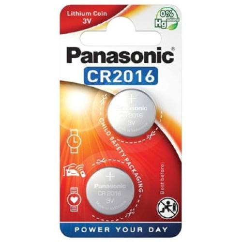 БАТЕРИЯ PANASONIC CR-2016 EP 2бр /0665/