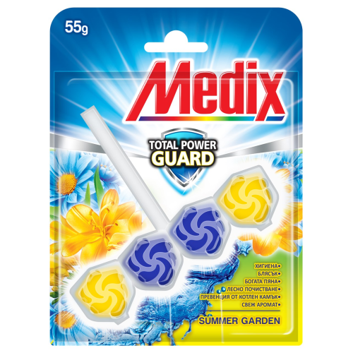 МЕДИКС WC DROPS FRESH LEMON/SUMMER GARDEN 1бр /4842/1295/