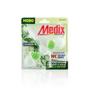 МЕДИКС WC DROPS BLEACH ЗЕЛЕН 1бр /9199/