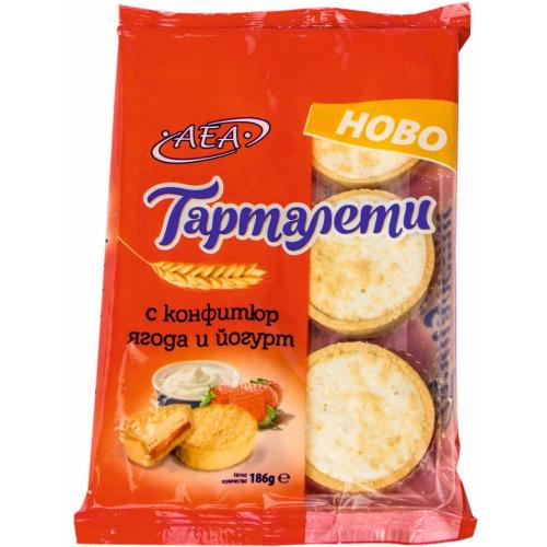 АЕА ТАРТАЛЕТИ ЯГОДА И ЙОГУРТ 0.186