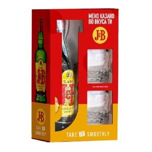 УИСКИ ДЖЕЙ ЕНД БИ  + 2 ЧАШИ