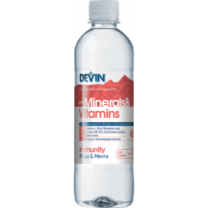 МИН. ВОДА ДЕВИН МИН и ВИТ 0.425 ЯГОДА/МЕНТА PET