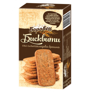 БИСКВИТИ БОРОВЕЦ СЪС СЛЪНЧОГЛЕДОВО БРАШНО 144г