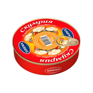 СИРЕНА СКУМРИЯ В ПОДЛЮТЕН ДОМАТЕН СОС 0.160