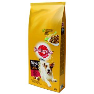 ПЕДИГРИ СУХО 12кг ДРЕБНИ ПОРОДИ ГОВЕЖДО И ЗЕЛЕНЧУЦИ