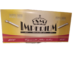 ИМПЕРИУМ/ЗЛАТЕН ФИЛТЪР ЦИГАРЕНИ ГИЛЗИ 600 КАФЯВО