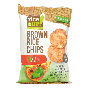 RICE UP ПЪЛНОЗЪРНЕСТ ОРИЗОВ ЧИПС ПИЦА 60G