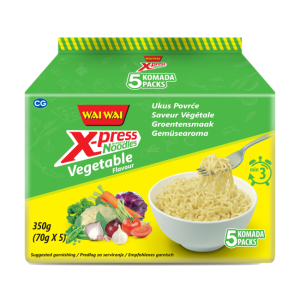 ИНСТАНТНИ СПАГЕТИ WAI WAI X-PRESS 5x0.070 ЗЕЛЕНЧУЦИ /0978/