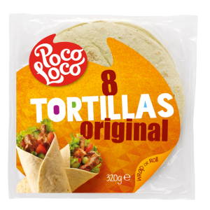 ПОКО ЛОКО 8 ПШЕНИЧНИ ТОРТИЛИ 20СМ 0.320 /5559/