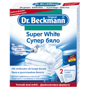 Д-Р БЕКМАН ПРЕПАРАТ ЗА СУПЕР БЯЛО ПРАНЕ 2х0.040 /3916/