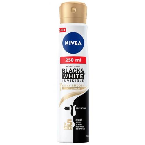 НИВЕА XL SIZE ДЕО СПРЕЙ INVISIBLE FOR B и W SILKY SMOOTH /3980/