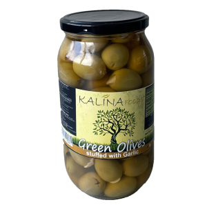 КАЛИНА МАСЛИНИ ЗЕЛЕНИ 0.600 БУРКАН С ЧЕСЪН /5365/