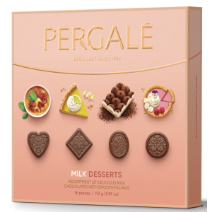ПЕРГАЛЕ Б-НИ 0.113 ДЕСЕРТИ АСОРТИ С МЛЕЧЕН ШОКОЛАД