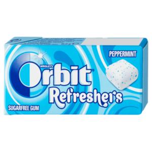 ОРБИТ РЕФРЕШЪРС ПЕПЪРМИНТ 7 ДРАЖЕТА