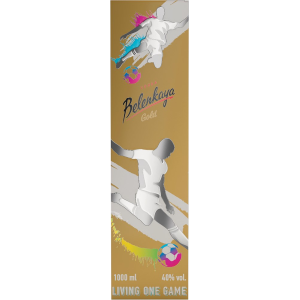 ВОДКА БЕЛЕНЬКАЯ ЗОЛОТАЯ 1л 2021 КУТИЯ /4761/